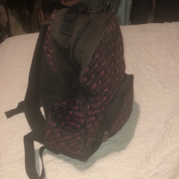Pink and black TNA backpack - Picture 3 of 3
